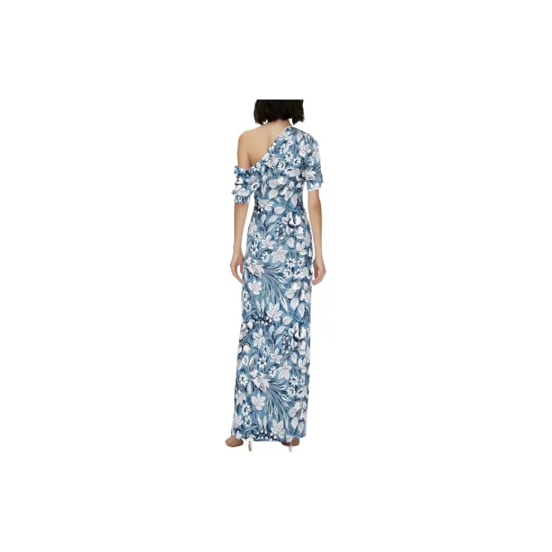 Diane Von Furstenberg Short Sleeved Dress Women's Blue-1
