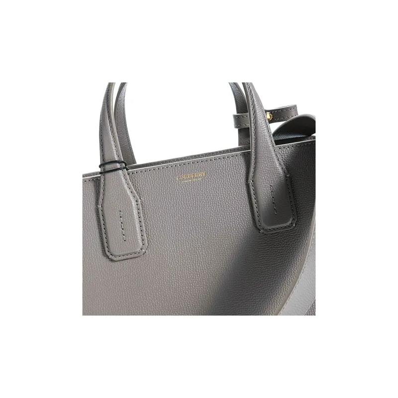 Burberry Cow Leather Shoulder Bag Crossbody Bag Handbag Women's Gray-6