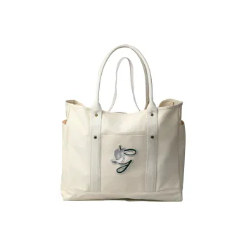 GOOD BAI Canvas Tote Bag Shopping Bag Canvas Bag Handbags Medium Size Unisex Khaki/Beige