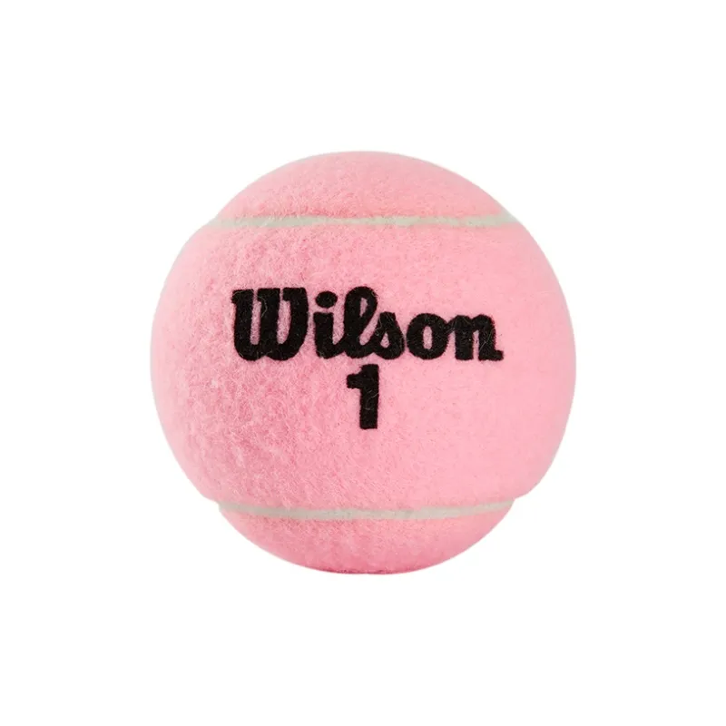Wilson Tennis Balls Blend Wool Training Ball Indoor And Outdoor Pink-3