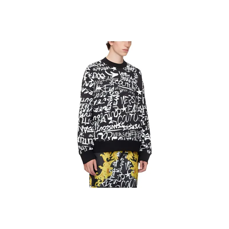 VERSACE JEANS Sweatshirt Men's Black-2