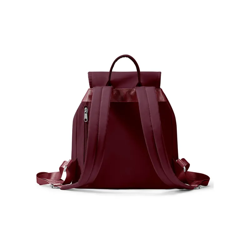 NANACREW Fabric Bucket Bag Backpack Regular Women's Black/Ecru/Burgundy-20