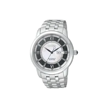 CITIZEN Mechanical Movement Stainless Steel Strap Watch 40mm Men's Watch White Dial