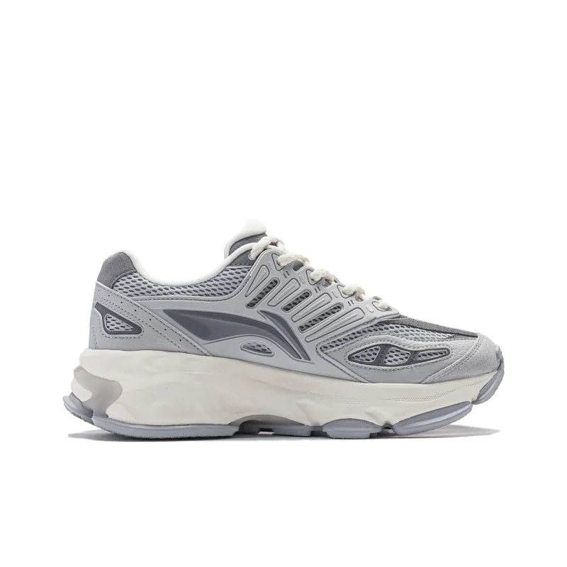 LiNing Twenty Mountains Cushioning Anti-Slip And Wear-Resistant Low-Top Casual Shoes Men's Gray Gravel-1