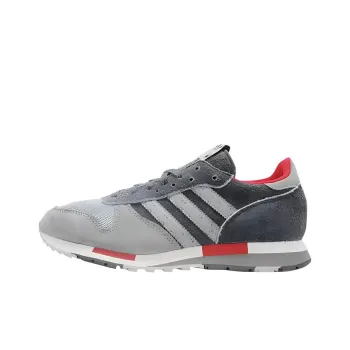 Adidas Originals Cushioning Slip Resistant Low Top Casual Running Shoes Men's Black Gray