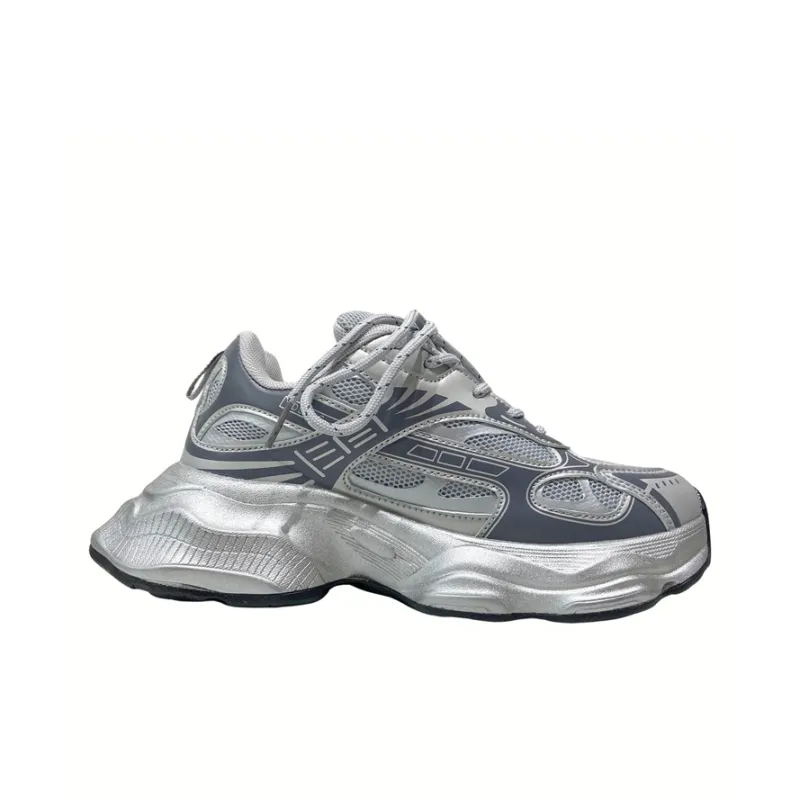 MQGAll Anti-Slip And Wear-Resistant Breathable Low-Top Chunky Sneakers Unisex-2
