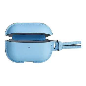 HERMES Swift Leather AirPods Pro Protective Case Earphone Case Unisex Sky Blue