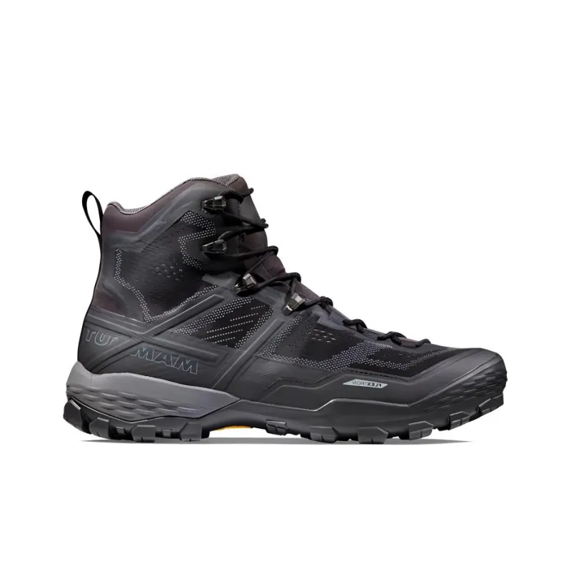 MAMMUT Ducan Waterproof And Breathable Mid Top Hiking/Trekking Shoes Men's Black-1