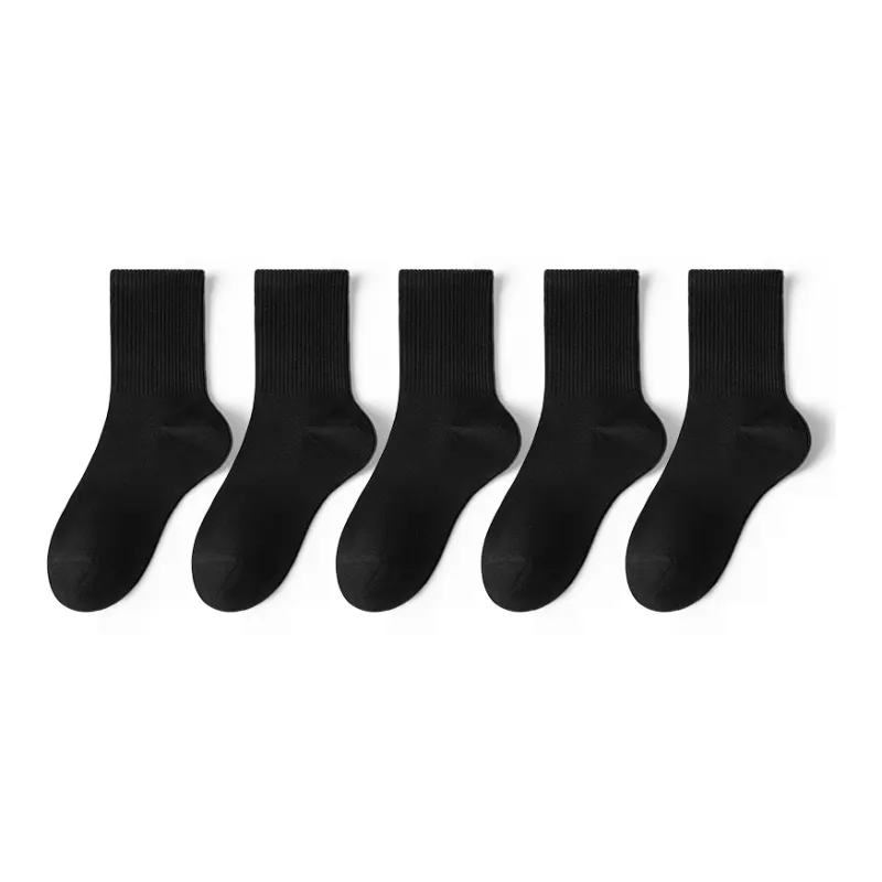 B&C.Room SS24 Mid Calf Socks Fall Winter Unisex 5 Pack-2