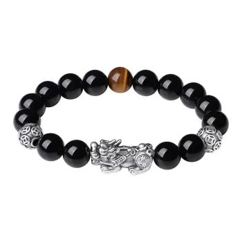 Lang Wind Obsidian Bracelets Unisex