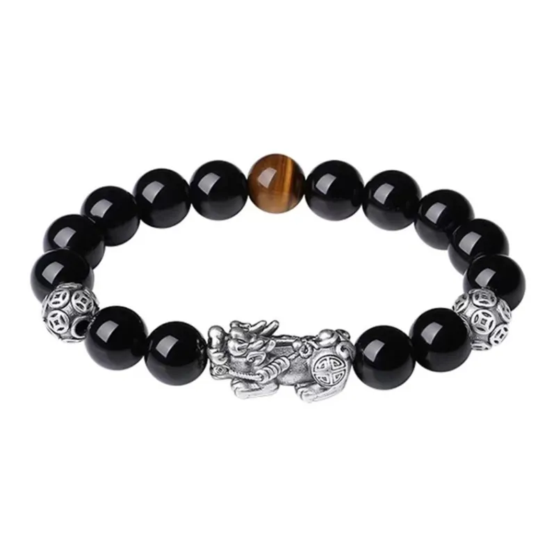 Lang Wind Obsidian Bracelets Unisex-0