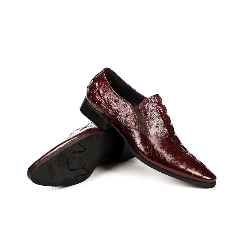 ASTON M.JAZZ Dress Shoes Men Low Top Black/Burgundy/Brown-8