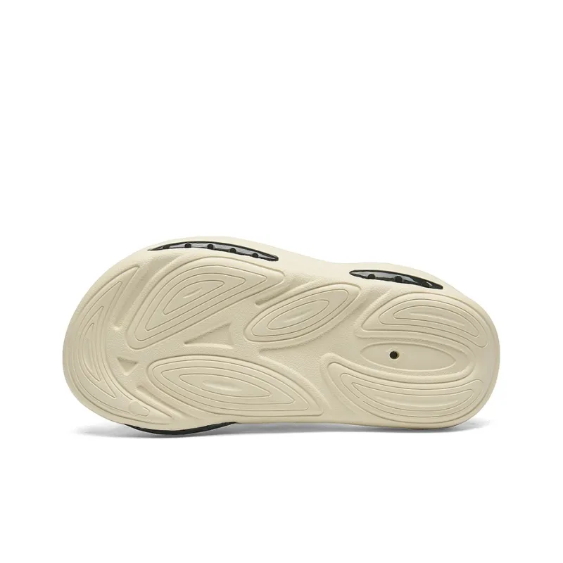 Cabbeen EVA Cut-Out Quick Dry Slide Slippers Men's White-9