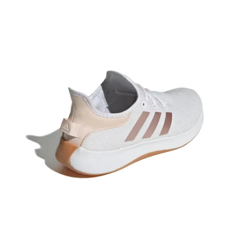 Adidas Cloudfoam Pure Cloud White Sandy Pink Met. Wonder Quartz Women's-3