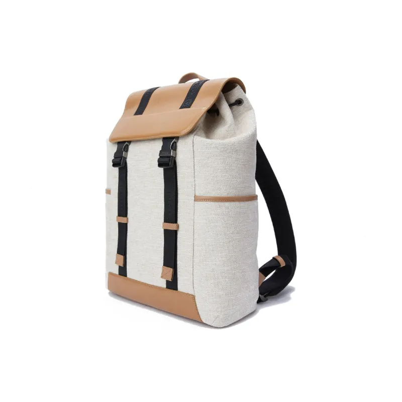 PEDRO Artificial Leather Backpack Large Size Men's Black/Camel/Army Green-5