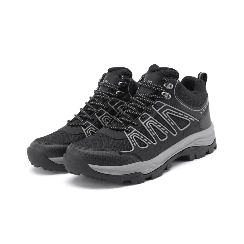 WALKSOUL Hiking / Trekking Shoes Men Mid Top Green-1
