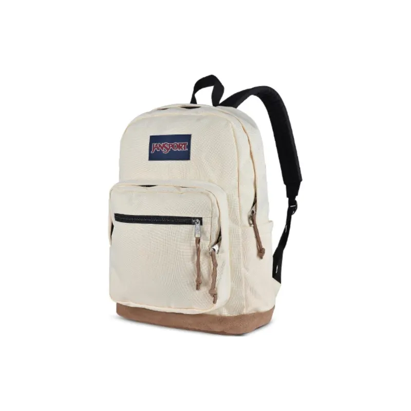 JanSport Polyester Backpack Regular Unisex Ecru-1