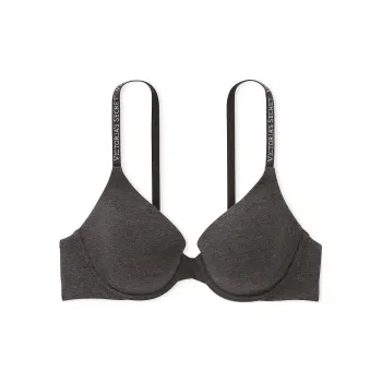 Victoria's Secret THE T-SHIRT Cotton Lightly Lined Full-Coverage Bra/G Bra Women's Gray