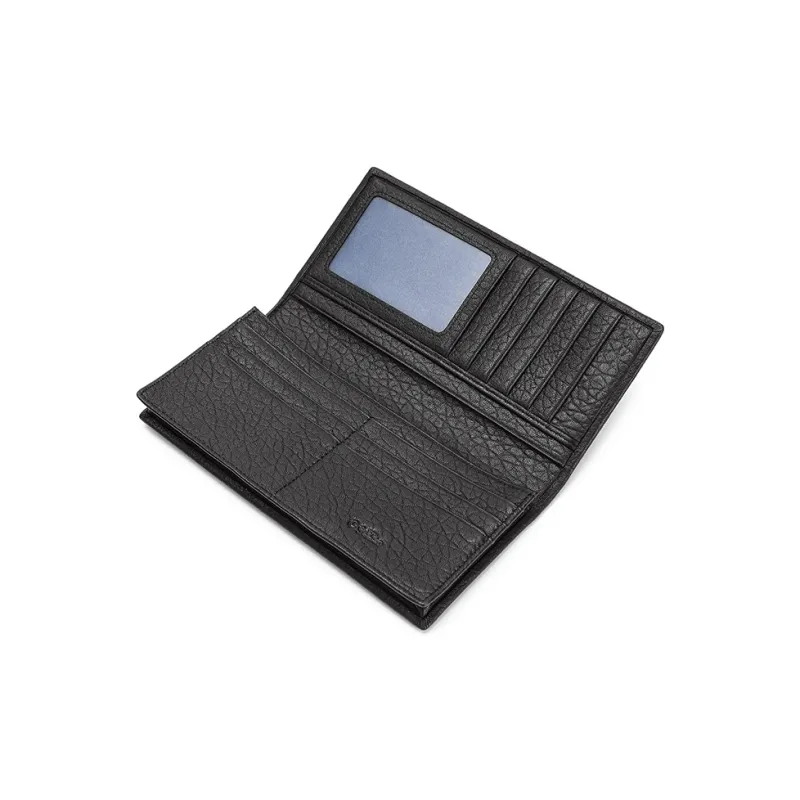 GOLDLION Top Grain Genuine Leather Wallet Regular Men's Black-3