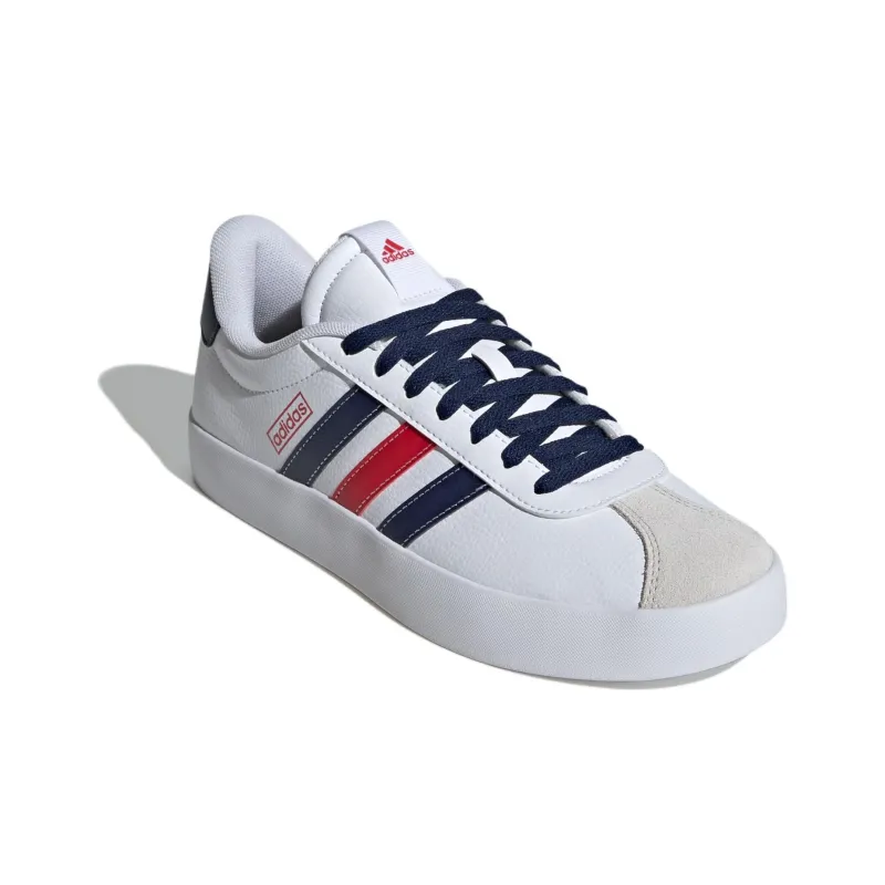 Adidas Vl Court 3.0 Cloud White Team Navy Blue Better Scarlet-2