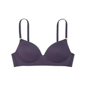 Victoria's Secret PINK LOVE CLOUD Wireless Push-Up Bra/Slate Blue Bra Women's Slate Blue