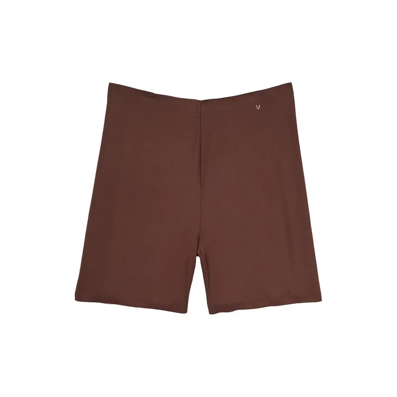 Victoria's Secret Pink Feathersoft Essentials Bike Shorts / Brown Pajama Pants Women's Brown-0