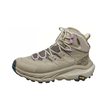 HOKA ONE ONE Kaha 2 GTX Celadon Cushioning, Wear Resistant High Top Outdoor Shoes Men's Gray