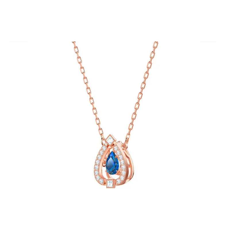 Swarovski Rose Gold Plated Necklaces Women's-1