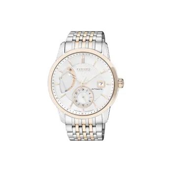CITIZEN Mechanical Movement Stainless Steel Strap Watch 42mm Men's Watches White Dial NB3004 55A