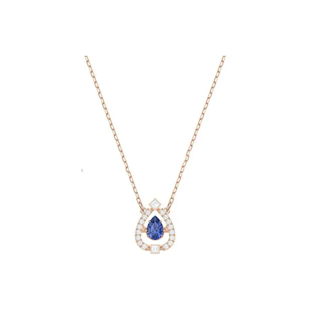 Swarovski Rose Gold Plated Necklaces Women's-0