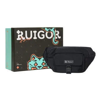 RUIGOR Fabric Fanny Pack Sling Bag Shoulder Bag Crossbody Bag Regular Unisex Multicolor