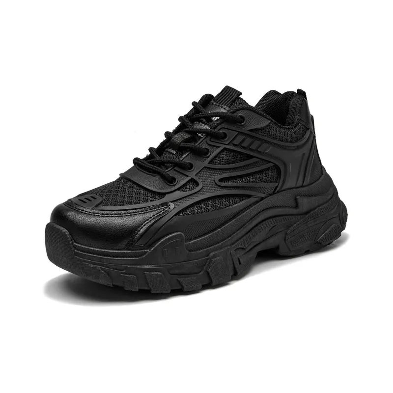 Medd Height Increasing Balance Impact Resistant Support Lightweight Breathable Low Top Chunky Sneakers Women's-30