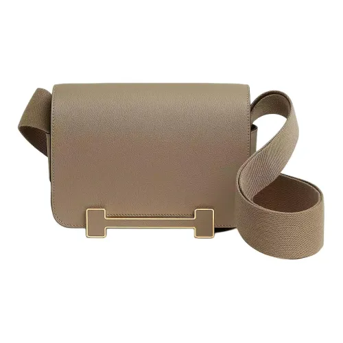 HERMES Geta Evercolor Calfskin Wooden Sandal Bag Crossbody Bag Shoulder Bag Women's Marfa Beige