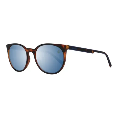 Timberland Injection Molding Irregular Shape Sunglasses Men's Brown