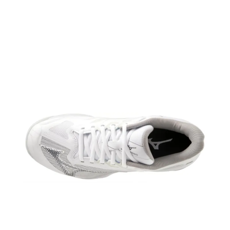 Mizuno Wave Exceed Light 2 Ac Cushioning Wear Resistant Low Top Tennis Shoes Women's White Green-2
