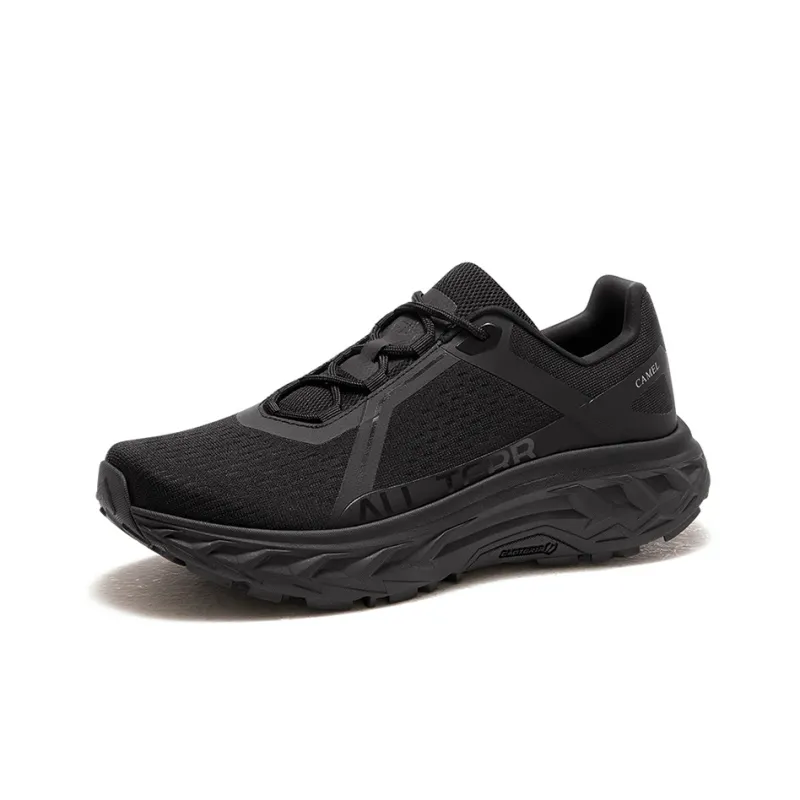 CAMEL Low Top Running Shoes Men's Phantom Black-2