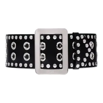 GUCCI Leather Belts Women's Black