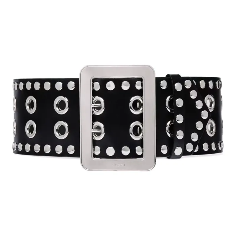 GUCCI Leather Belts Women's Black-0