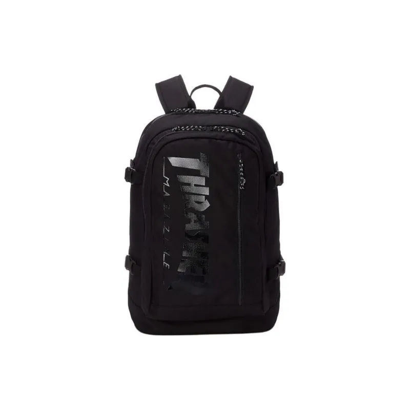 Thrasher Polyester Backpack Regular Unisex Black-1