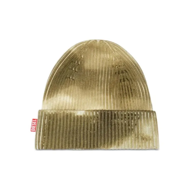 DIESEL Wool Beanies Unisex Beige-1