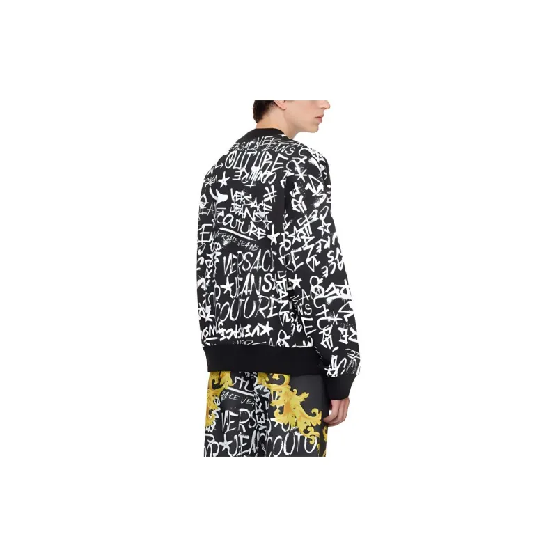 VERSACE JEANS Sweatshirt Men's Black-1