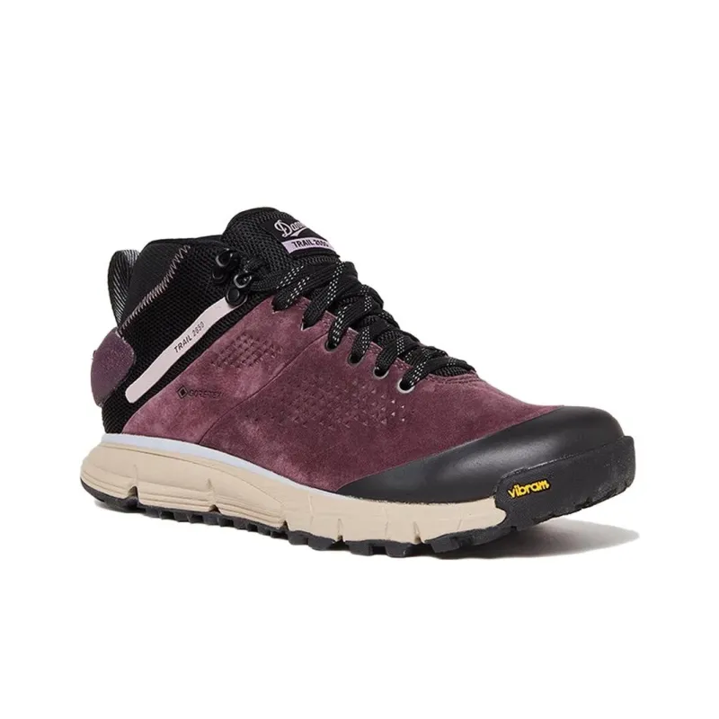Danner Trail 2650 Slip-Resistant Water-Resistant Mid-Top Hiking Trekking Shoes Women's Berry Purple-1