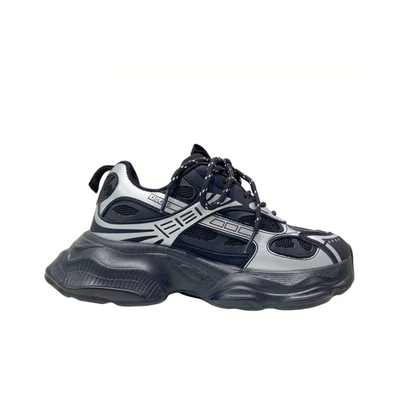 MQGAll Anti-Slip And Wear-Resistant Breathable Low-Top Chunky Sneakers Unisex-7