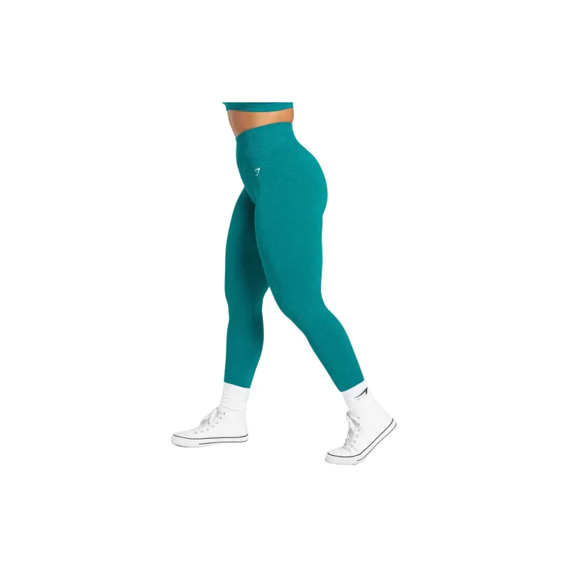 GYMSHARK ADAPT FLECK Leggings Women's Marine Cyan-2