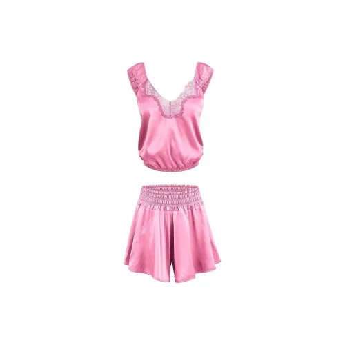 Victoria's Secret PINK ADORE ME Aarie Cami + Short Sleep Set / PL Pajama Set Women's Green