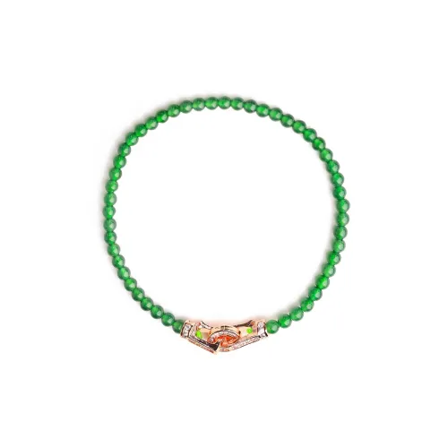 Clear Snow Ice Glutinous Jadeite Necklaces Unisex