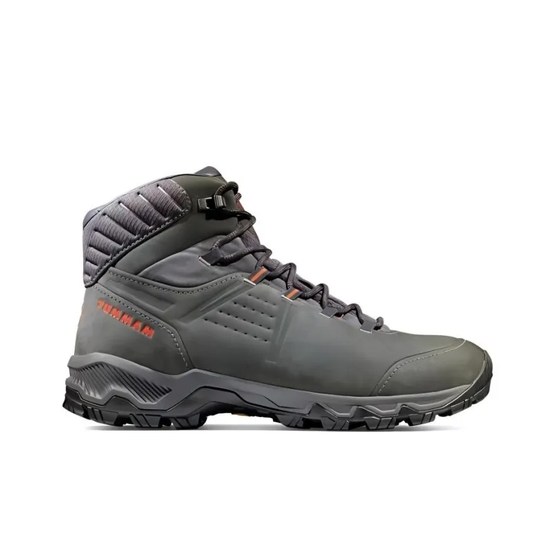 MAMMUT Mercury 4 Cushioning, Slip Resistant, And Abrasion Resistant High Top Mountaineering & Hiking Shoes Men's Gray-1