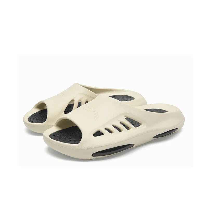Cabbeen EVA Cut-Out Quick Dry Slide Slippers Men's White-7