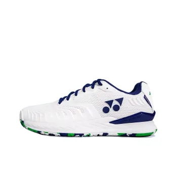 YONEX Cushioning Wear Resistant Low Top Tennis Shoes Unisex White Green