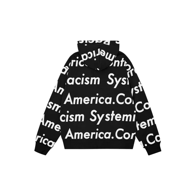 Denim Tears X Arthur Raja Systemic Racism Controls America Zip Up  